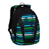 Školní studentský batoh Bagmaster - BAG 20 C BLUE/GREEN/BLACK/WHITE