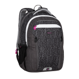 Školní studentský batoh Bagmaster - BOSTON 20 A BLACK/GRAY/WHITE