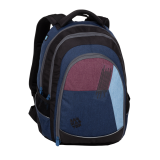 Školní studentský batoh Bagmaster - DIGITAL 20 C BLUE/RED/LIGHT BLUE