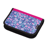 Dívčí školní penál jednochlopňový Bagmaster CASE ALFA 20 A BLUE/PINK/WHITE