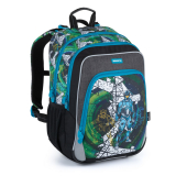 Školní batoh pro prvňáčky BAGMASTER NINY 21 A BLUE/GRAY