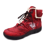 Dámská zimní kotníková obuv KACPER 4-0170 červená