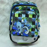 Školní batoh pro prvňáčky BAGMASTER ALFA 7 C s motivem chobotnice
