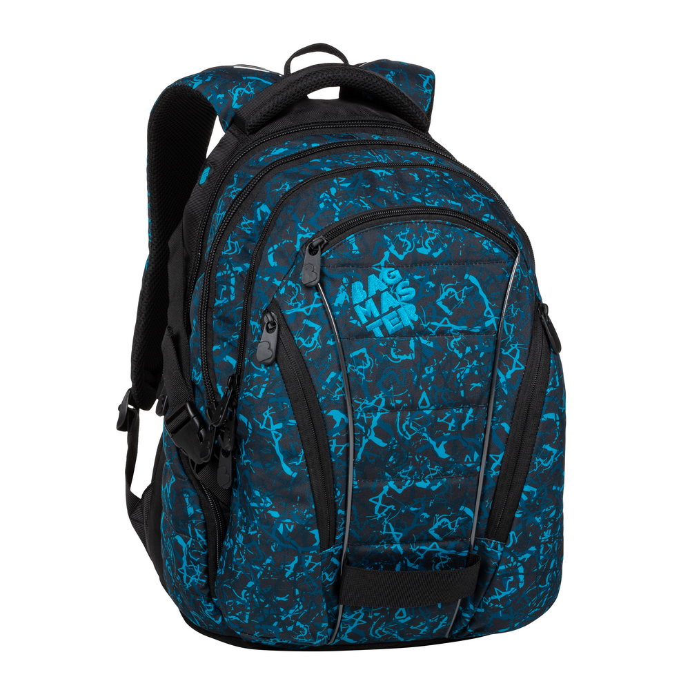 Školní studentský batoh Bagmaster - BAG 20 B BLUE/BLACK