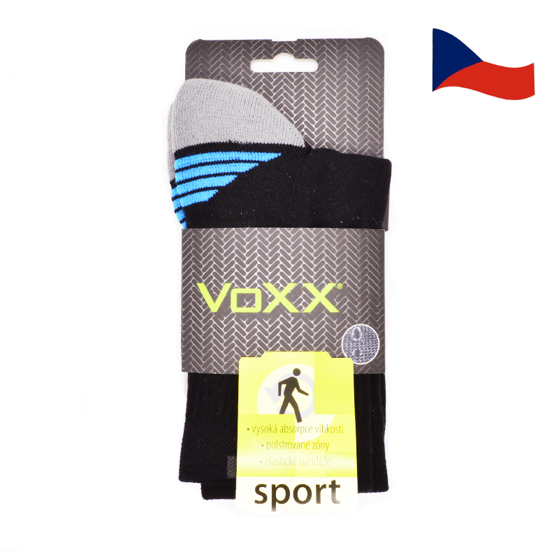 Ponožky VOXX TRONIC černá - kvalitní ponožky české výroby