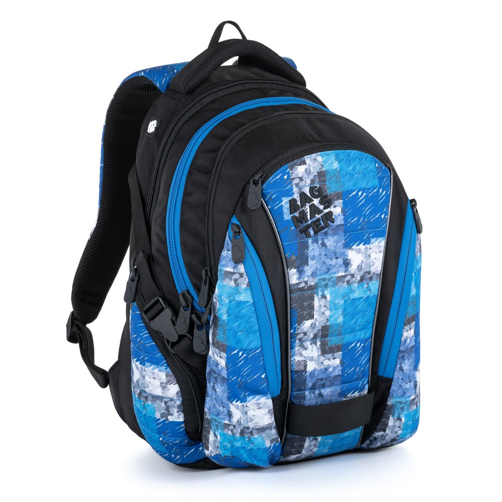 Studentský batoh BAGMASTER BAG 21 A  světle modrý