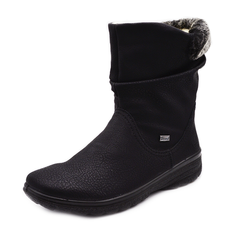 Dámská zimní kotníková obuv RIEKER Z7088 černá