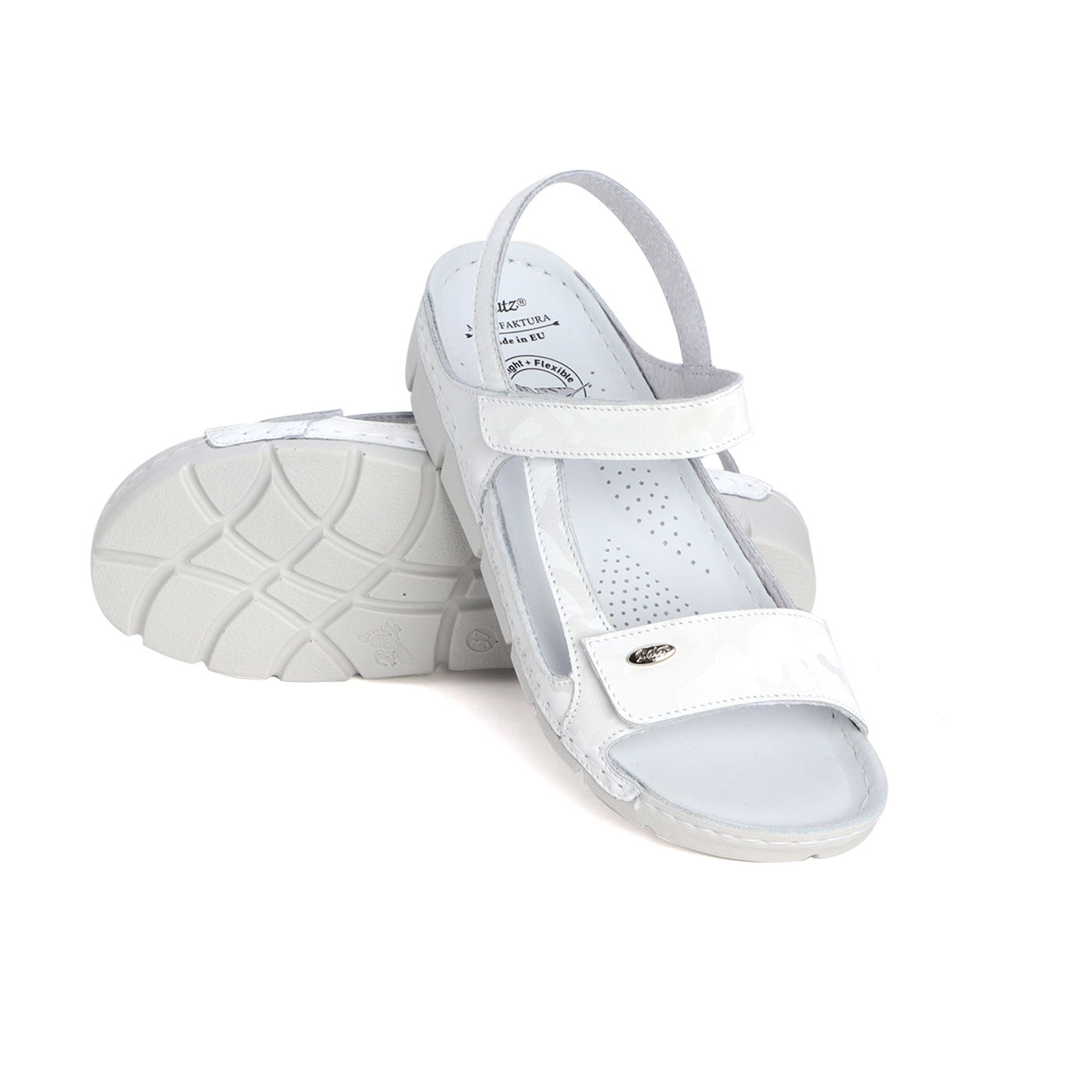 Zdravotní pantofle BATZ ruční výroba - Miri Camouflage white