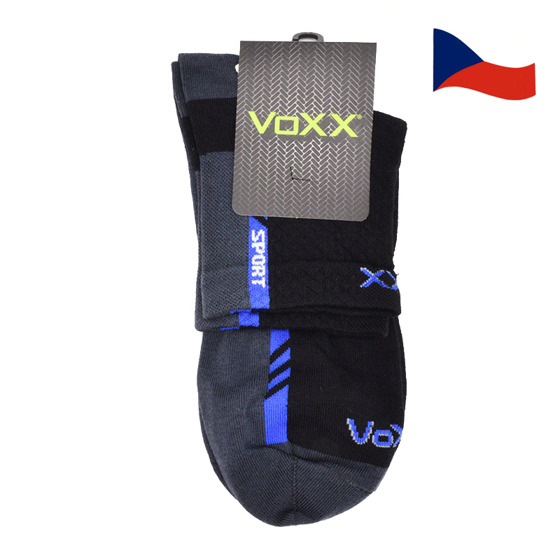 Kvalitní ponožky české výroby - VOXX Pius černá