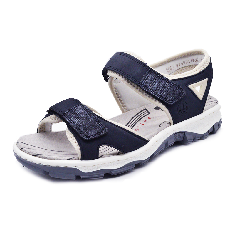 Dámské letní sandály RIEKER 68891-14 modrá