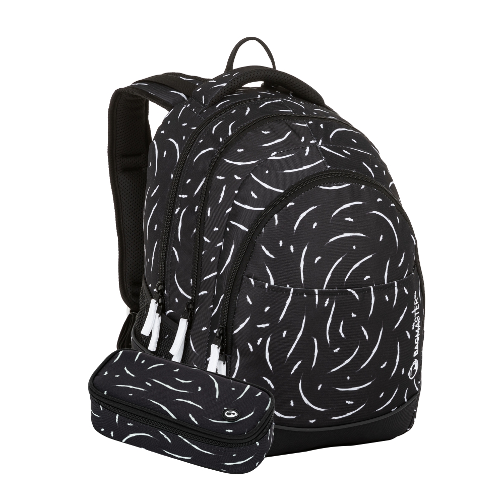 Studentský set BAGMASTER DIGITAL 23 A černo bílý