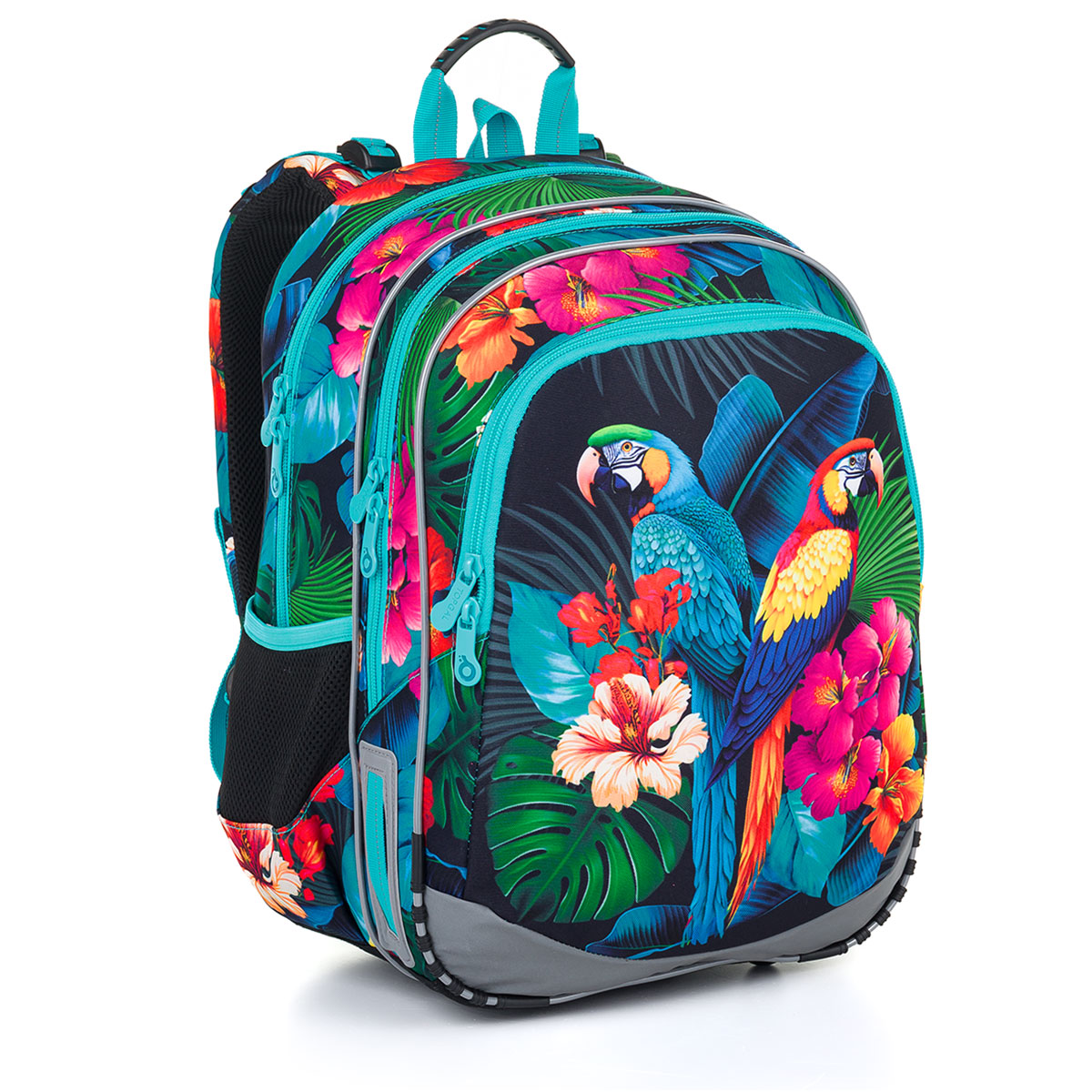  Školní batoh TOPGAL ELLY 24004 s papoušky Ara