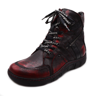 Dámská zimní obuv KACPER 4-0226 červená