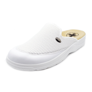 Pánské zdravotní pantofle MEDILINE 653 bílé