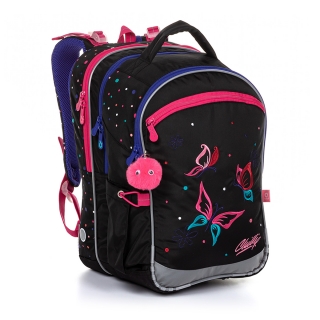Školní batoh s motýlky TOPGAL COCO 20004 G