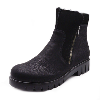 Dámská zimní kotníková obuv RIEKER X2681-00 černá