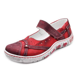 Dámská letní obuv KACPER 2-0549 červená