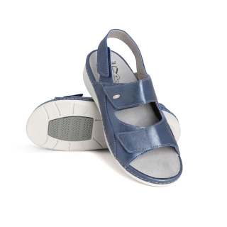 Zdravotní pantofle BATZ ruční výroba - Tilda Blue