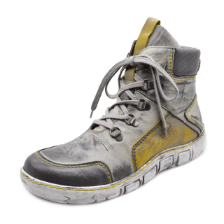 Dámská zimní kotníková obuv KACPER 4-0250 žlutá