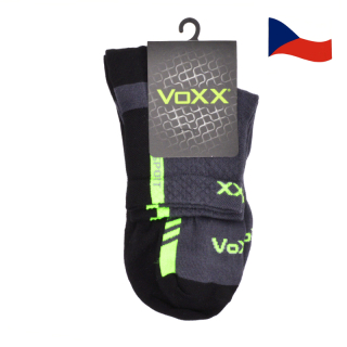 Kvalitní ponožky české výroby - VOXX Pius tmavě šedá