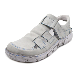 Dámské kožené sandály KACPER 2-0479 šedá
