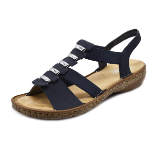 Dámské letní sandály RIEKER 62850-14 modrá