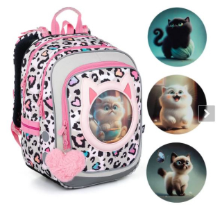 Školní batoh TOPGAL ENDY 23037 s koťátky
