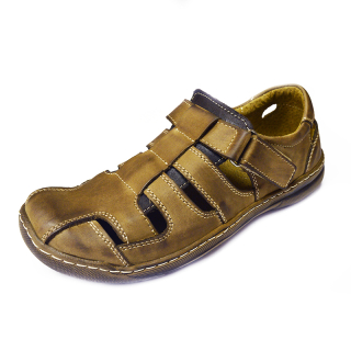 Pánské kožené sandály KLONDIKE 145-6-P LETNÍ
