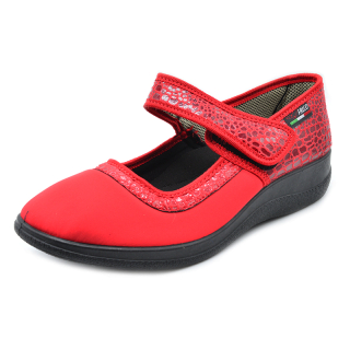 Dámská Lycrová obuv MEDILINE 4303 červená vel. 36