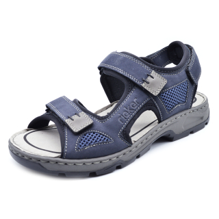 Pánské letní sandály RIEKER 26164-14 modrá vel. 43